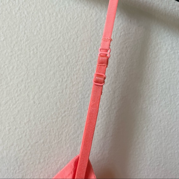 Aritzia Wilfred Silk Nina Peach/Orange Mini Dress Size 4 - Picture 4 of 8